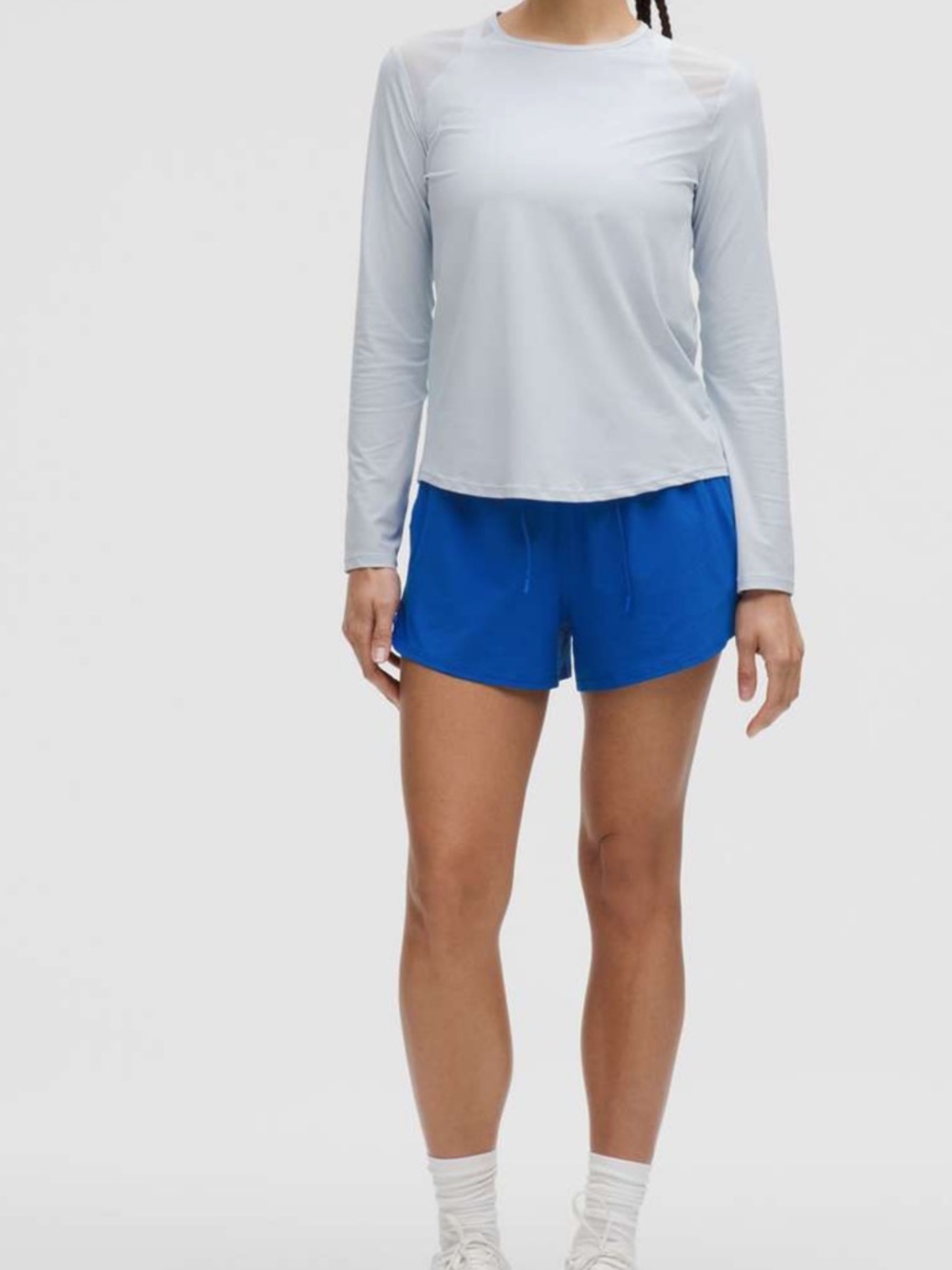 Lululemon Pace Rival High Rise Short, 3” Inseam, Galactic Cobalt